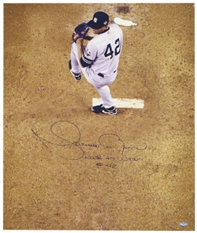 Mariano Rivera Autographed 20x24 "Last To Wear 42" Photo
